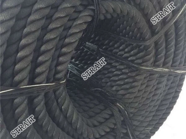 High-Performance Sinking Nylon (Polyester) Rope-3strands black